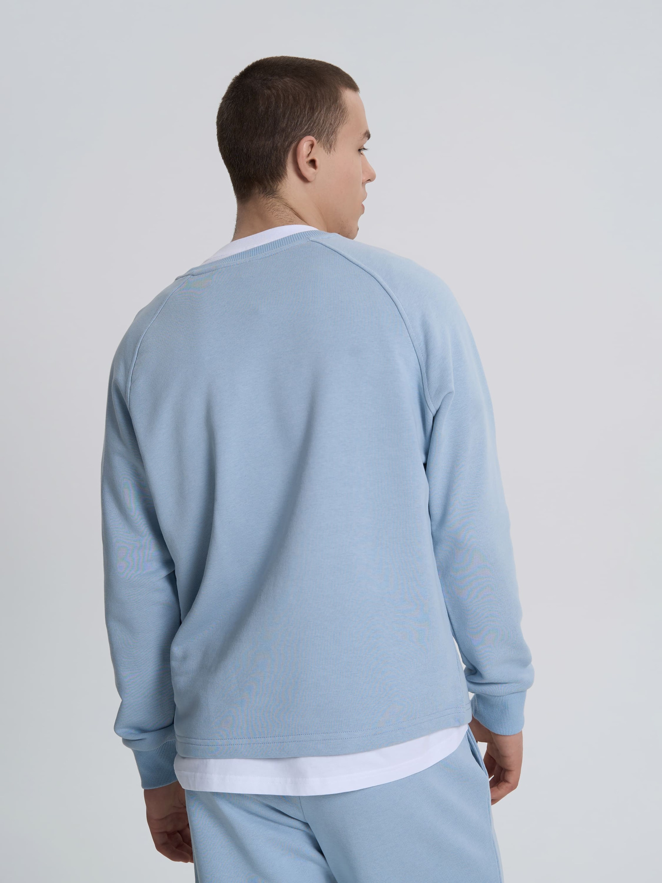 Свитшот Роза модель 240620_gray_blue Фото