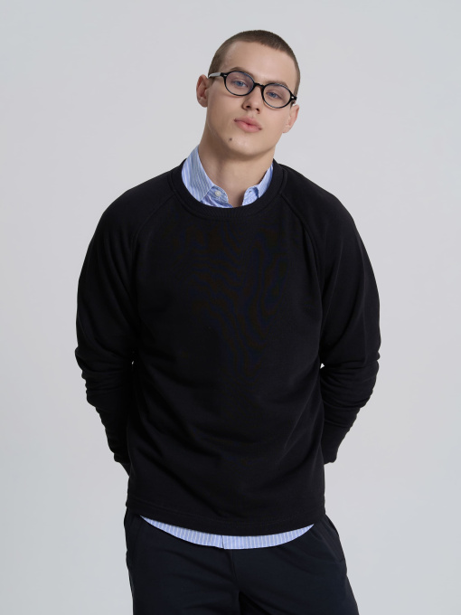 Свитшот Роза модель 240620_black Фото