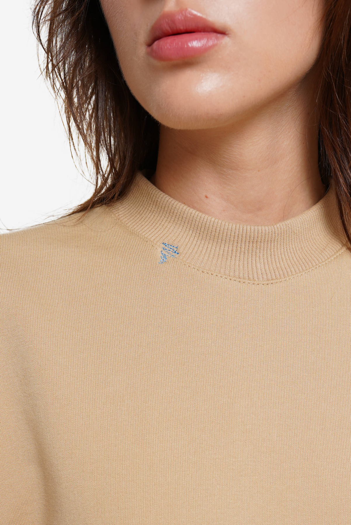 Свитшот Хлопковый свитшот модель aut21-swtshrt-beige Фото