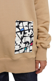 Свитшот Хлопковый свитшот модель aut21-swtshrt-beige Фото