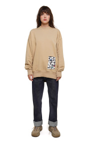 Худи и свитшоты Хлопковый свитшот модель aut21-swtshrt-beige Фото