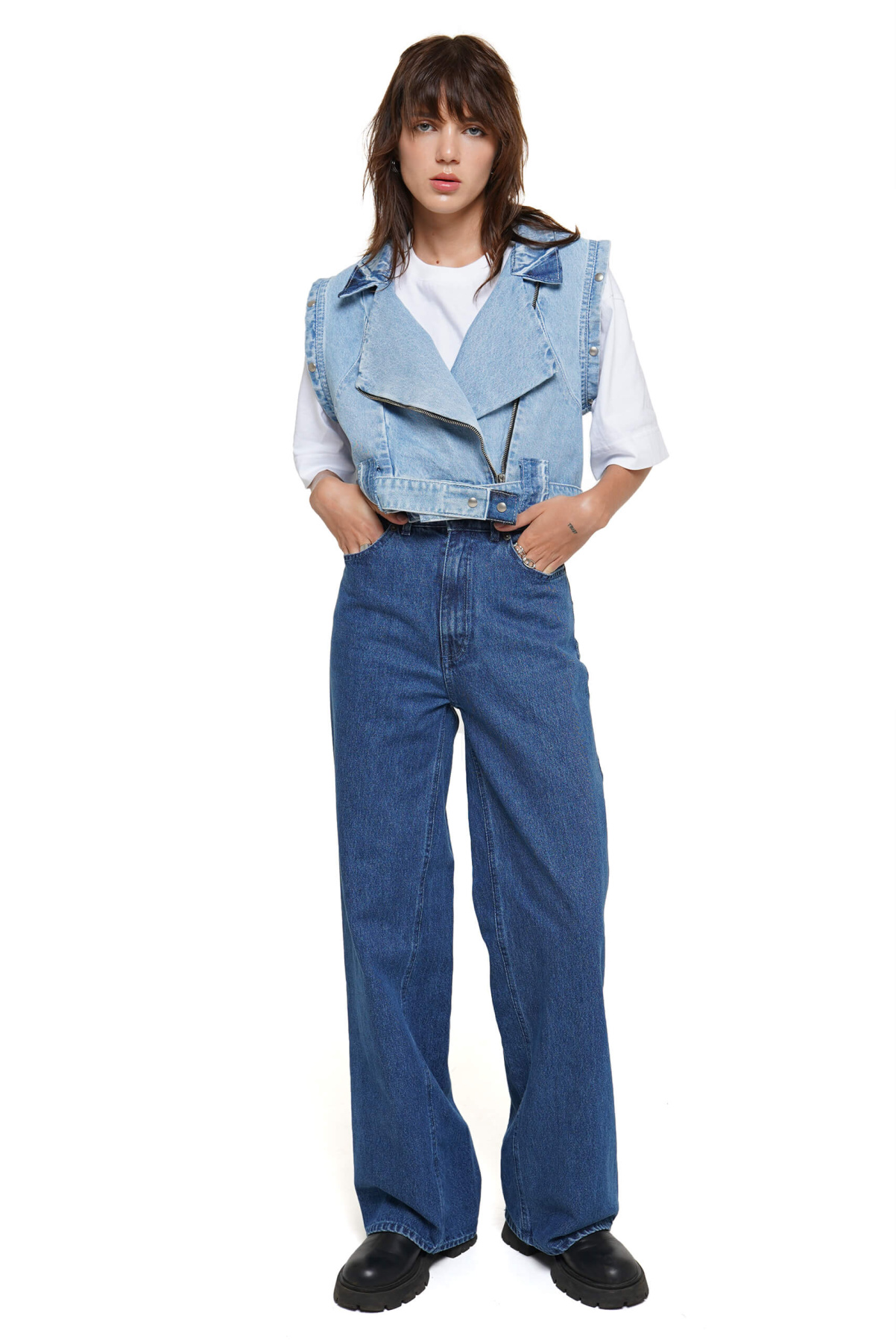 Джинсова куртка Куртка джинсовая модель aut21-jc-blue Фото