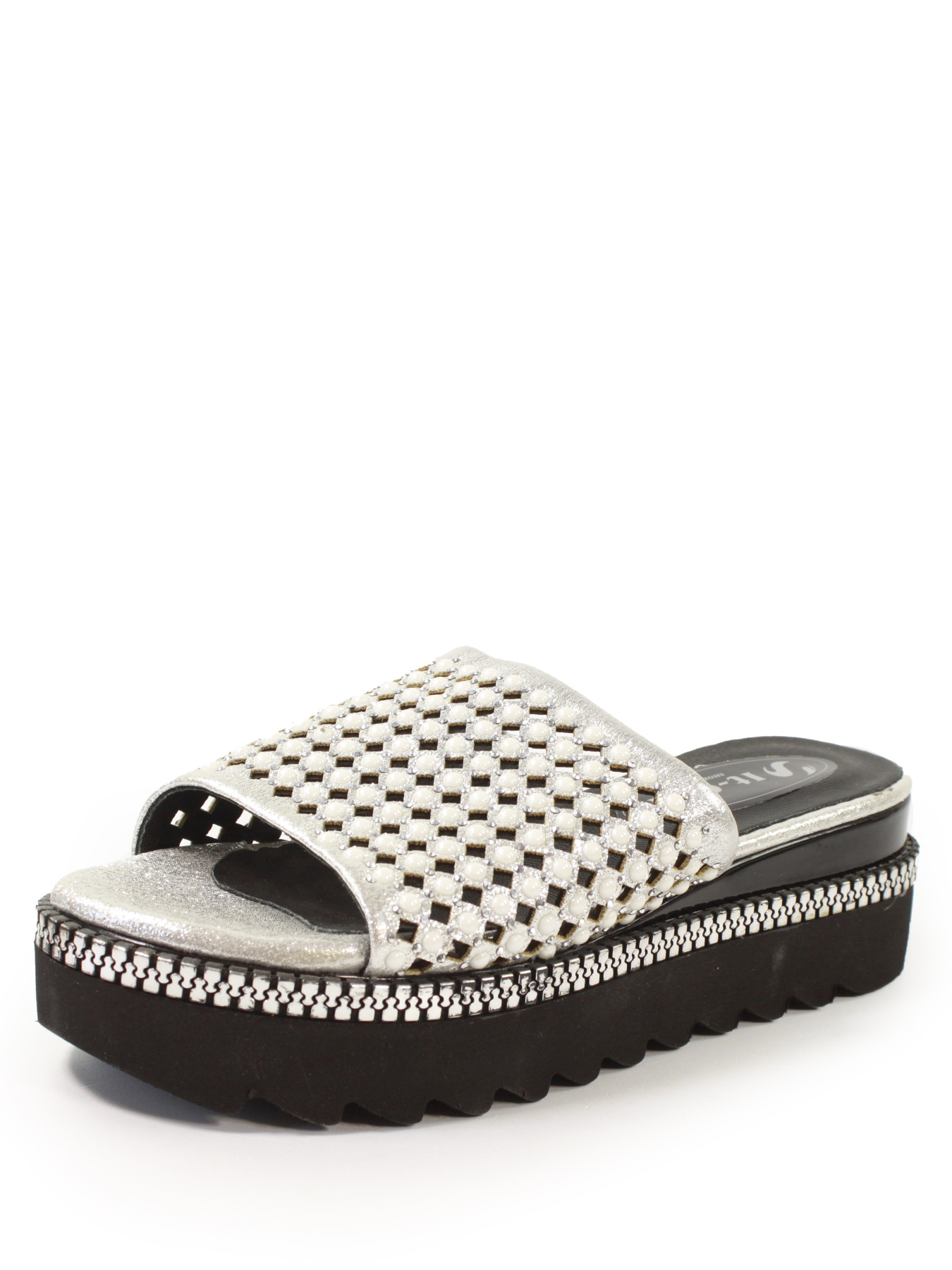 Шлепанцы It-girl модель 151-11-15-silv Фото