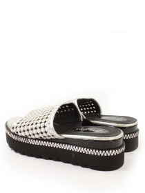 Шлепанцы It-girl модель 151-11-15-silv Фото