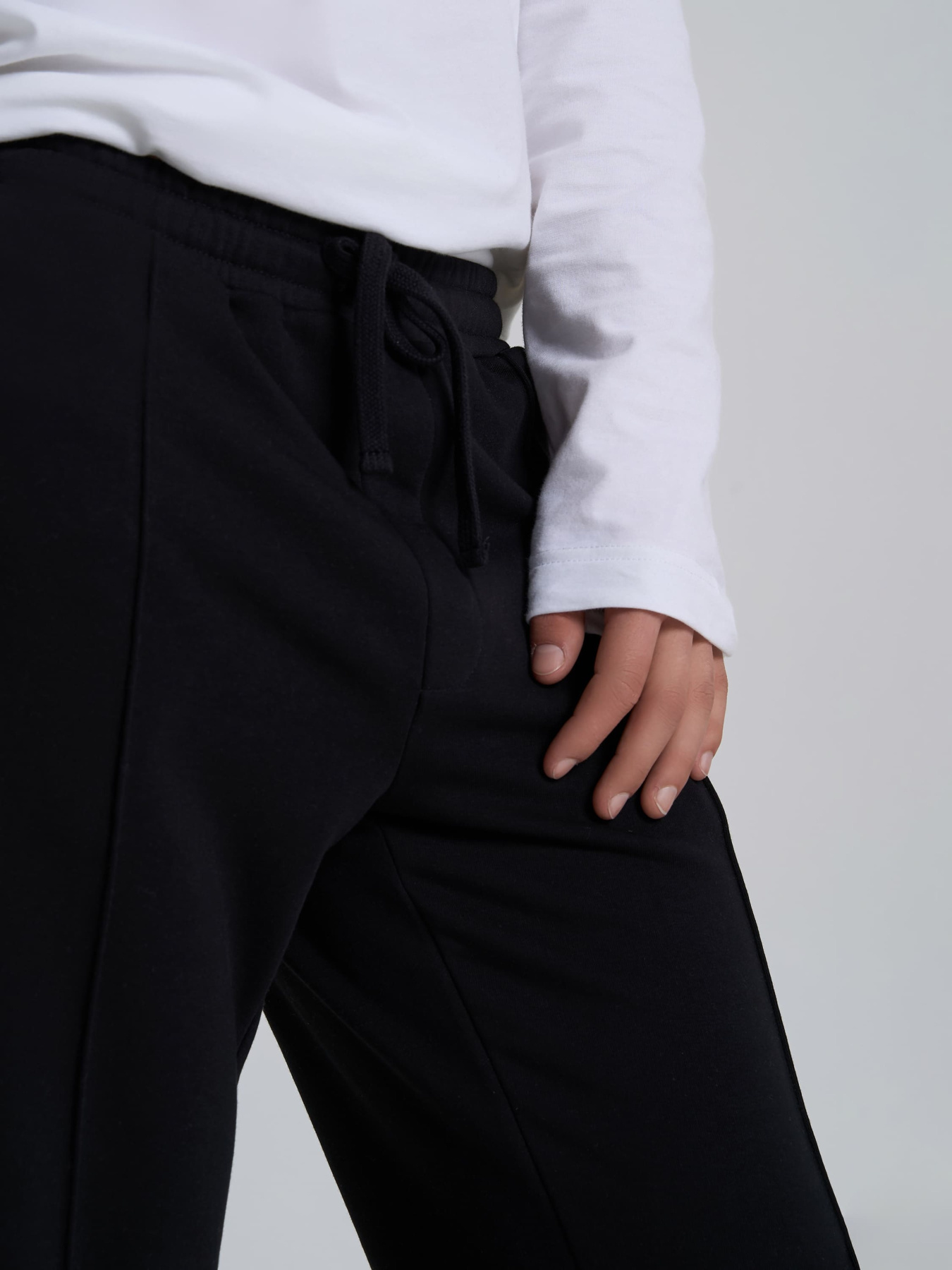 Джоггеры Роза модель 240622_black Фото