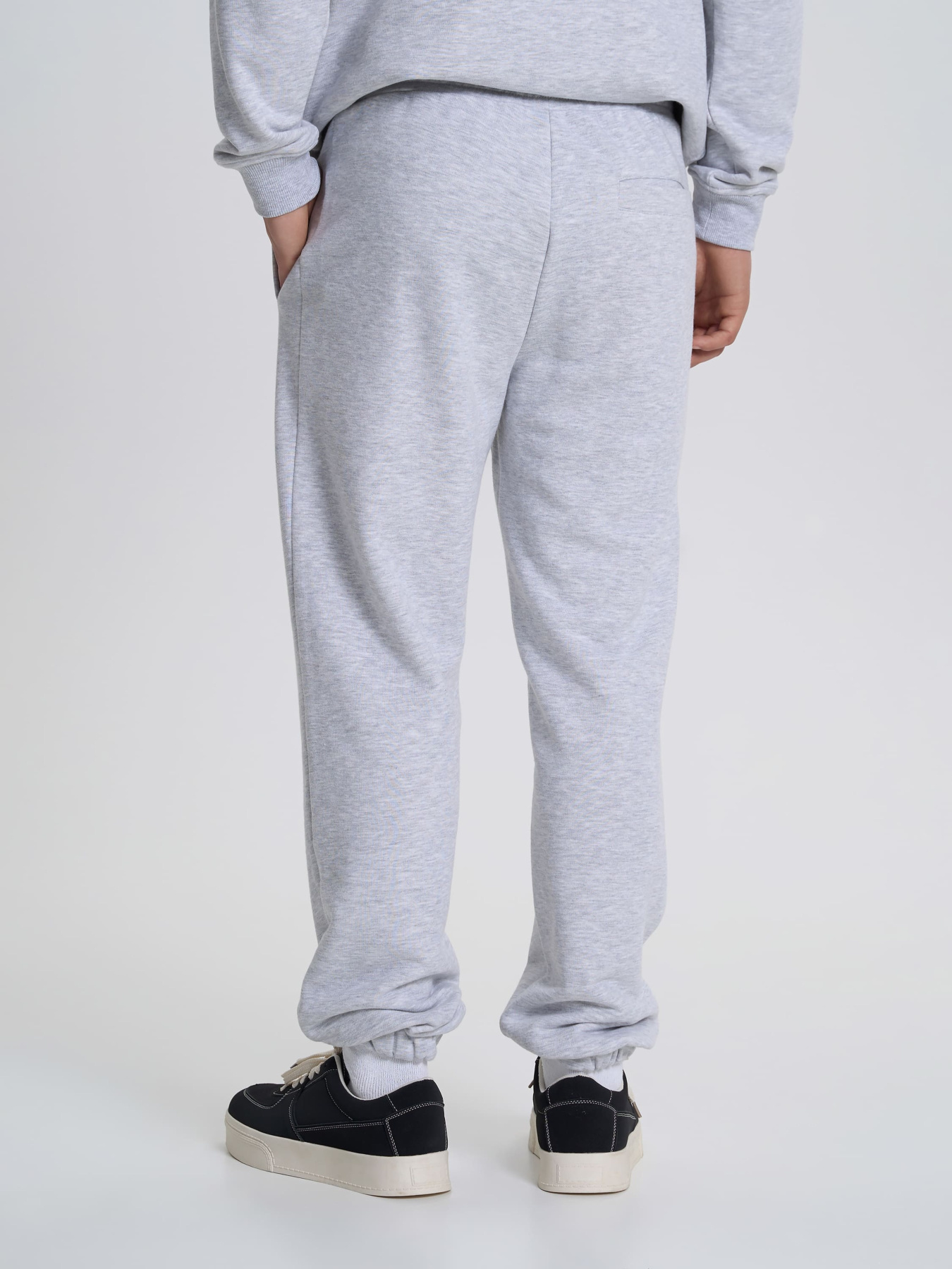 Джоггеры Роза модель 240621_gray_malange Фото