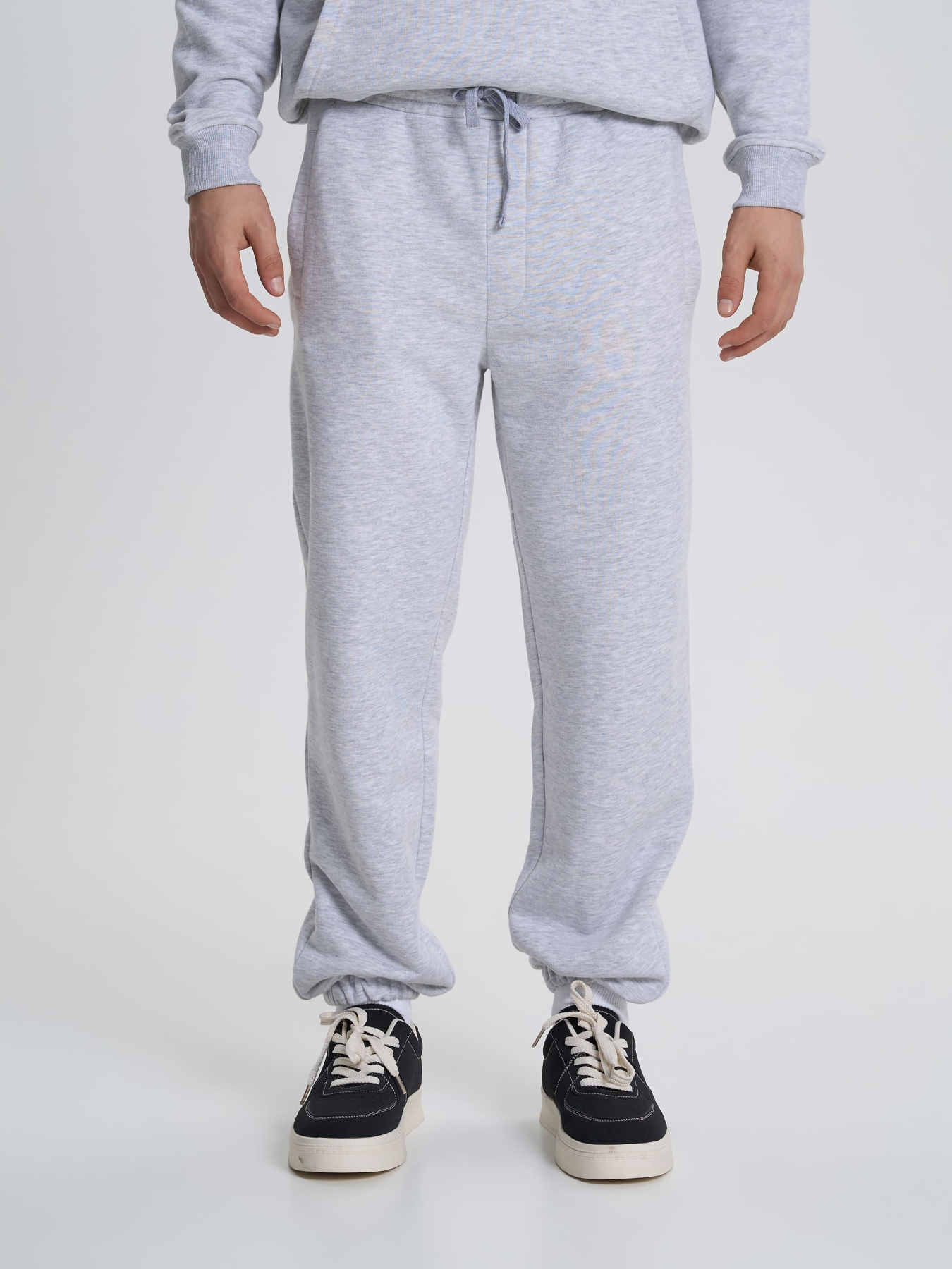 Джоггеры Роза модель 240621_gray_malange Фото