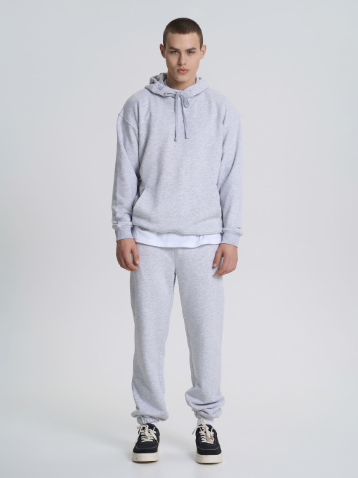 Джоггеры Роза модель 240621_gray_malange Фото