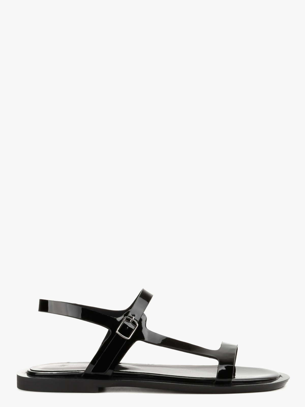 Жіночі Сандалії LeBERDES  (00000018291) колір чорний, матеріал лакова натуральна шкіра