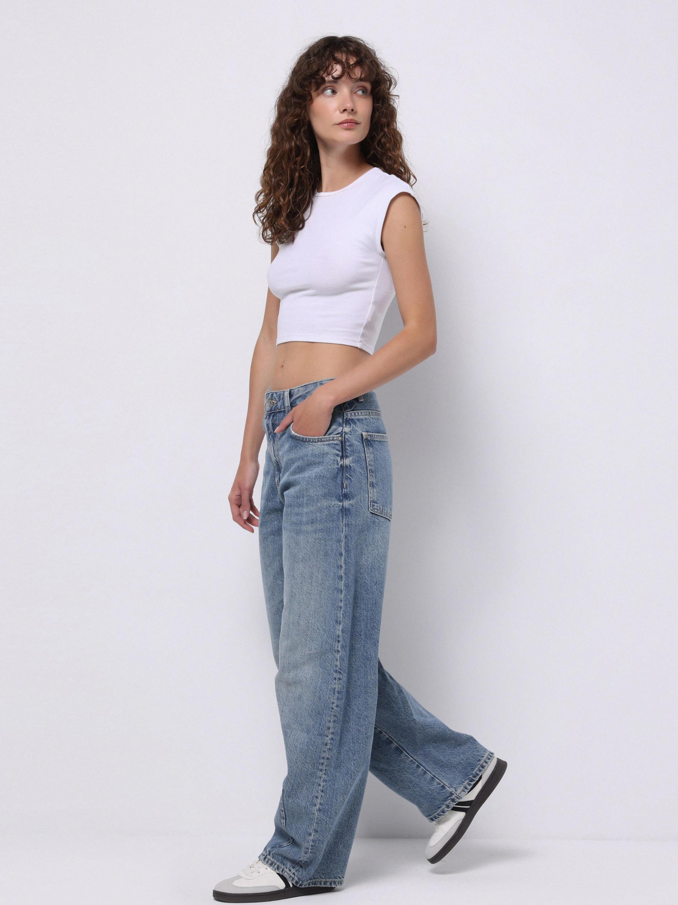 Широкі джинси Colin’s модель CL1075838_Q1.V1_DN44413 Фото