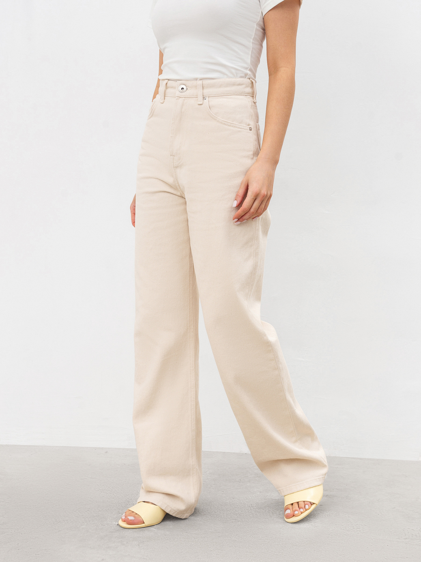 Широкі джинси Romashka Тайт модель 205040105072 Фото