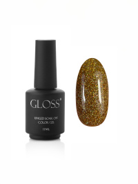 Золотой - GLOSS COMPANY ­Гель-лак GLOSS Shine 400, золотисто-желтый с микроблеском