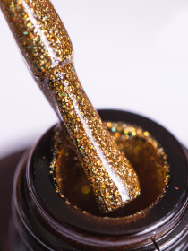 Гель-лак GLOSS Shine 400, золотисто-желтый с микроблеском GLOSS COMPANY модель 4823271403051 Фото