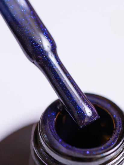 GLOSS COMPANY ­Гель-лак GLOSS Shine 403, темно-синий с микроблеском модель 4823271402627 — фото - INTERTOP