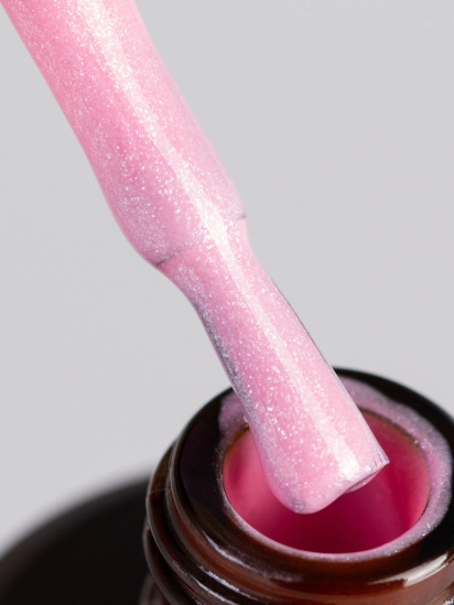 GLOSS COMPANY ­Гель-лак GLOSS Shine 406, рожевий з мікроблиском модель 4823271402313 — фото - INTERTOP