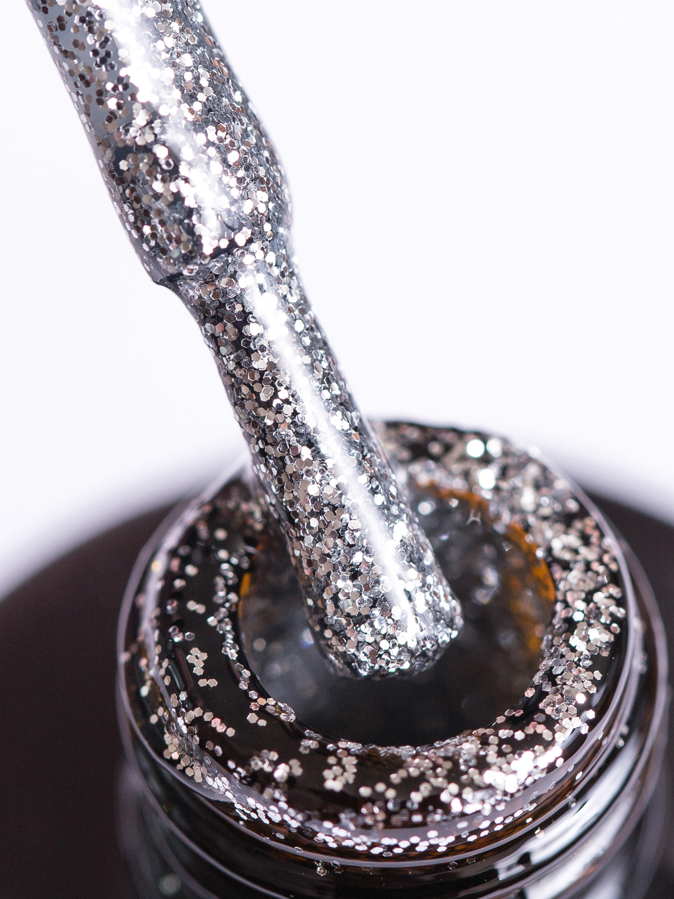 Гель-лак GLOSS Shine 416, серебристый с микроблеском GLOSS COMPANY модель 4823271402498 Фото