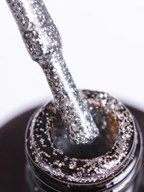 Гель-лак GLOSS Shine 416, серебристый с микроблеском GLOSS COMPANY модель 4823271402498 Фото