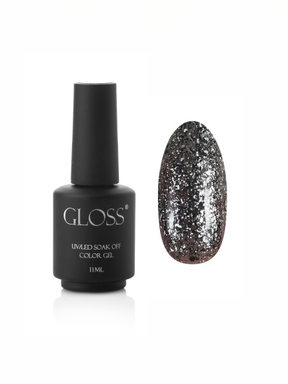 GLOSS COMPANY ­Гель-лак GLOSS Shine 424, сріблястий з мікроблиском модель 4823271401002 - фото
