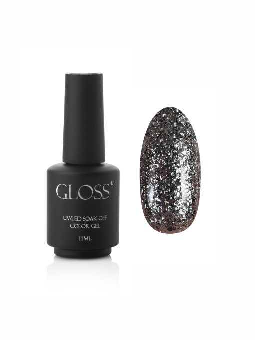 Гель-лак GLOSS Shine 424, серебристый с микроблеском GLOSS COMPANY модель 4823271401002 Фото