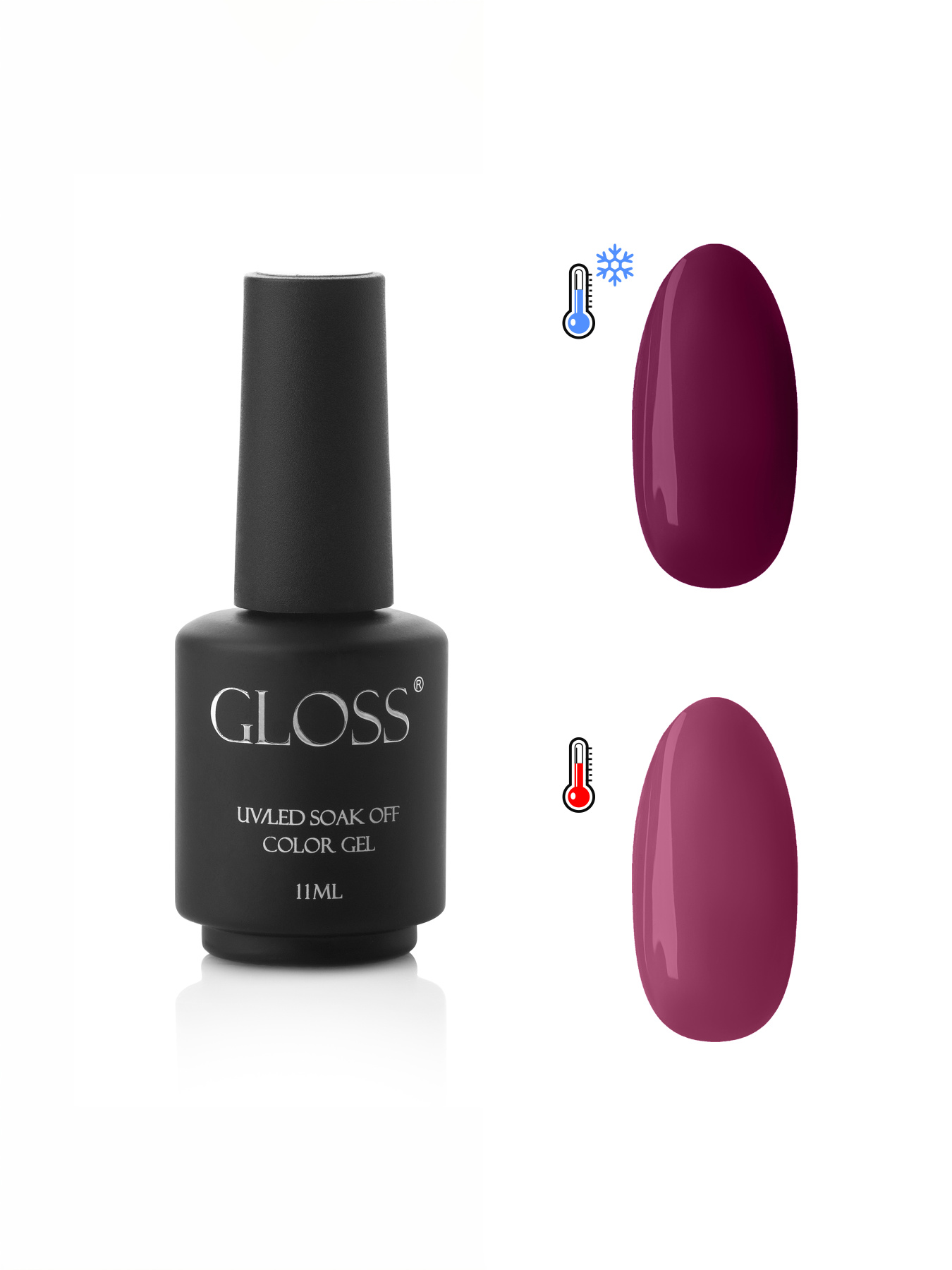 Гель-лак GLOSS Termo Alter Grape 804 GLOSS COMPANY модель 4823271400661 Фото