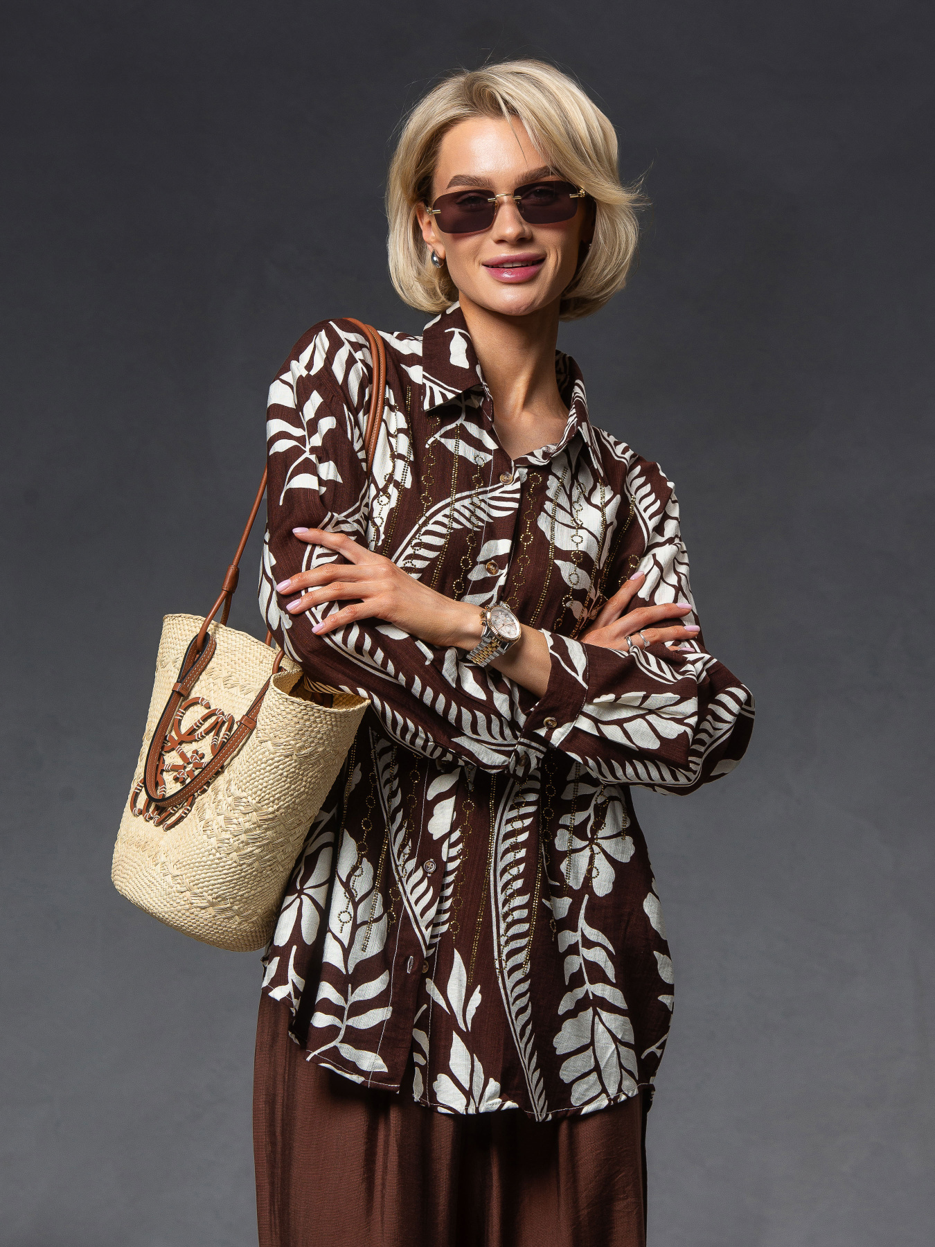 Повсякденний костюм VIVA WEAR модель 0505-ital-chocol Фото