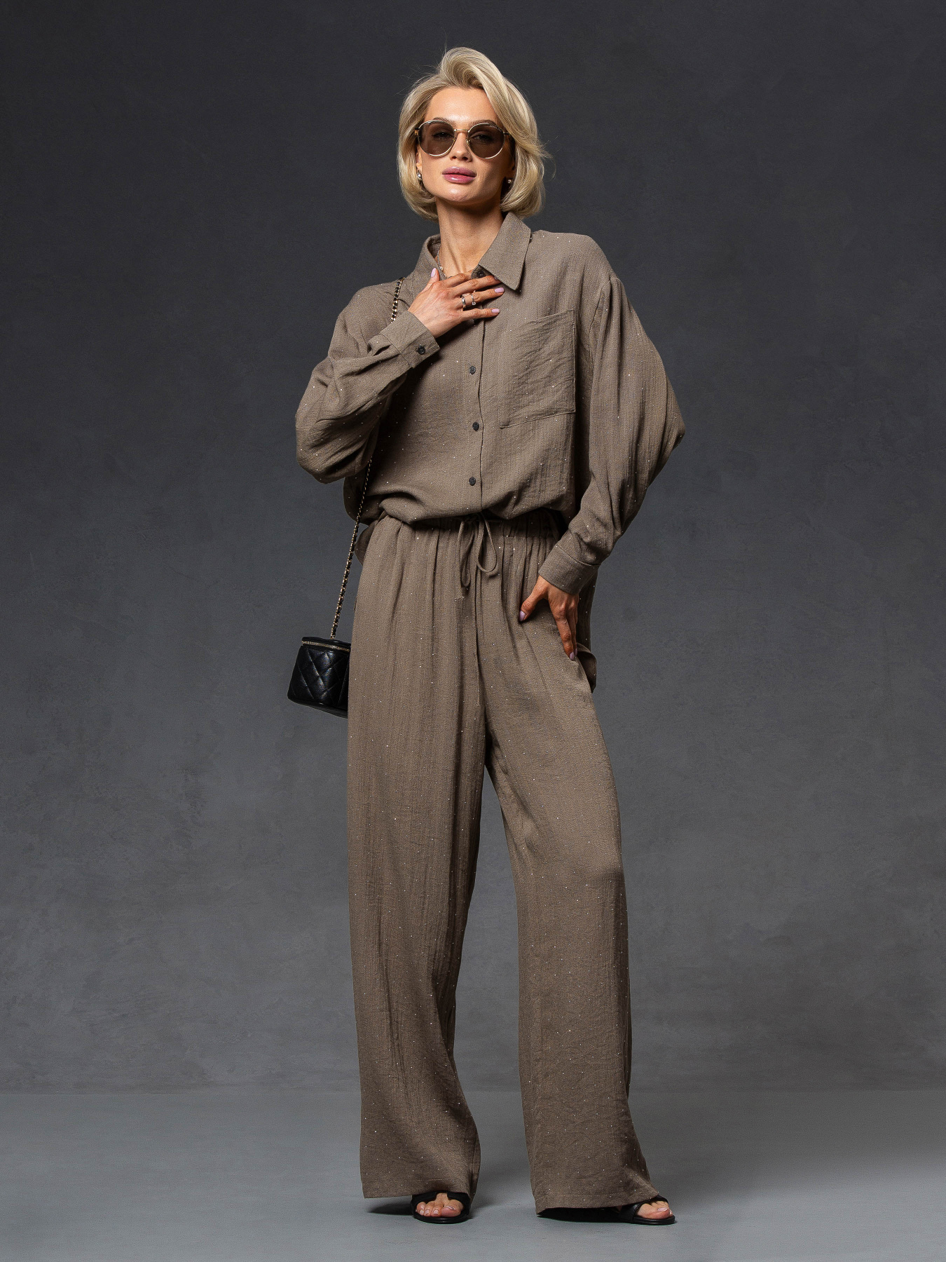 Костюм VIVA WEAR модель 333-crystal-khaki Фото