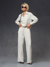 Повседневный костюм VIVA WEAR модель 333-crystal-poloska Повседневный костюм VIVA WEAR модель 333-crystal-poloska Фото