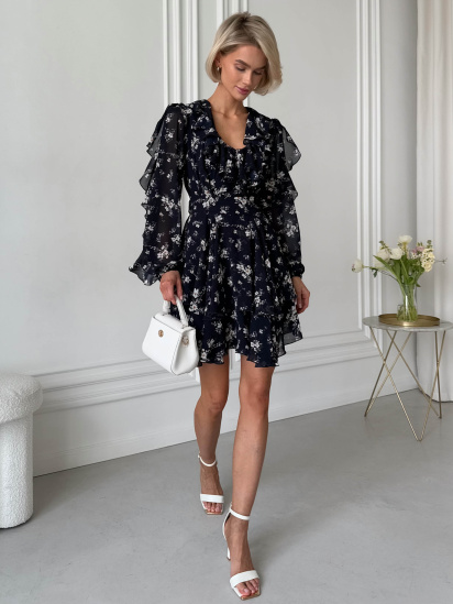 Сукня міні Jadone Fashion модель Shati_siniy — фото 6 - INTERTOP