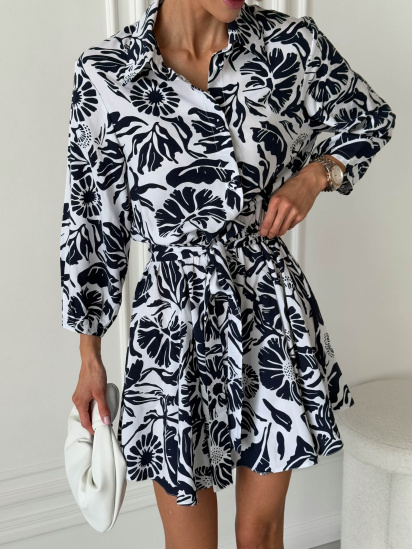 Сукня міні Jadone Fashion модель Sukniy_Vista_siniy — фото 3 - INTERTOP