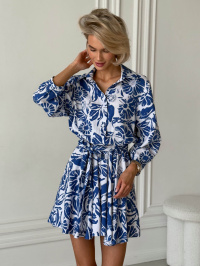 Блакитний - Сукня міні Jadone Fashion