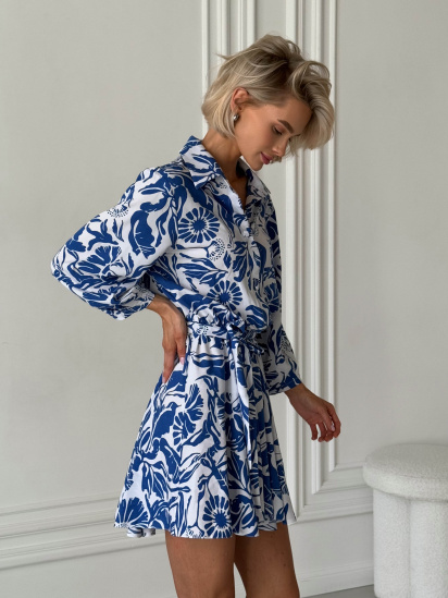Сукня міні Jadone Fashion модель Sukniy_Vista_golub — фото 3 - INTERTOP