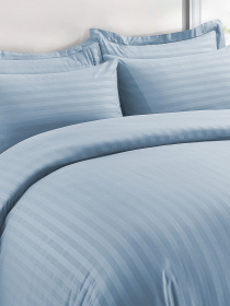 Комплект Постельного белья Страйп Сатин Soft River Vital Textile модель SP1.5-5 Фото