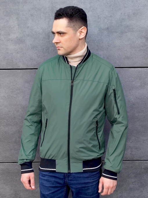 Бомбер Sun's House модель SB-25287-green-myata Бомбер Sun's House модель SB-25287-green-myata Фото