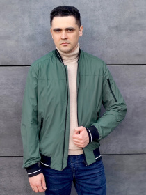 Бомбер Sun's House модель SB-25287-green-myata Фото