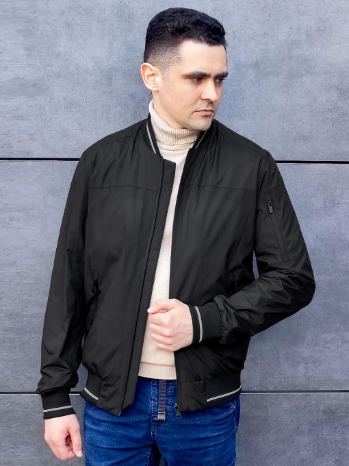 Бомбер Sun's House модель SB-25287-black Бомбер Sun's House модель SB-25287-black Фото