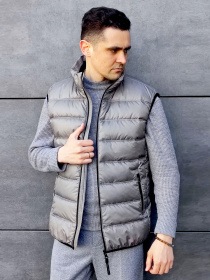 Жилет з утеплювачем Sun's House модель SB-25205-grey Фото