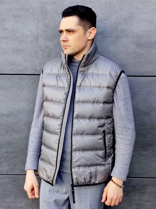 Жилет с утеплителем Sun's House модель SB-25205-grey Фото
