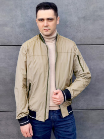 Бомбер Sun's House модель SB-25287-beige Фото