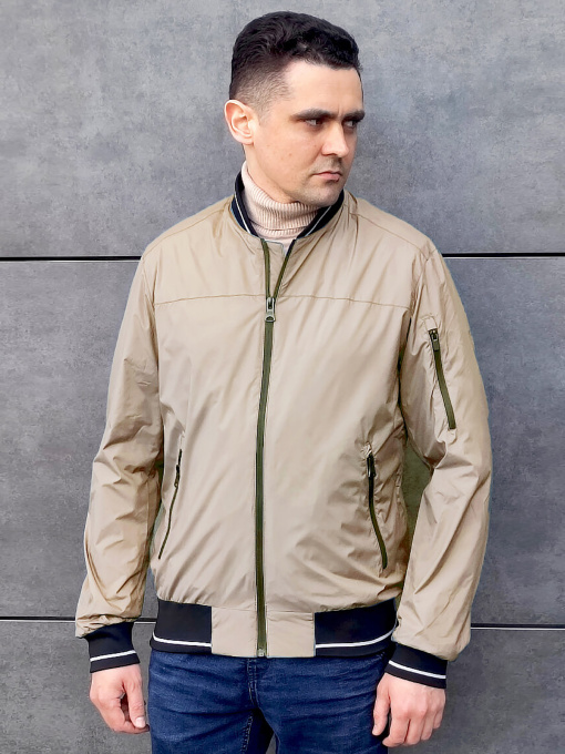 Бомбер Sun's House модель SB-25287-beige Фото