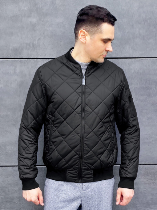 Бомбер Sun's House модель SB-25257-black Фото