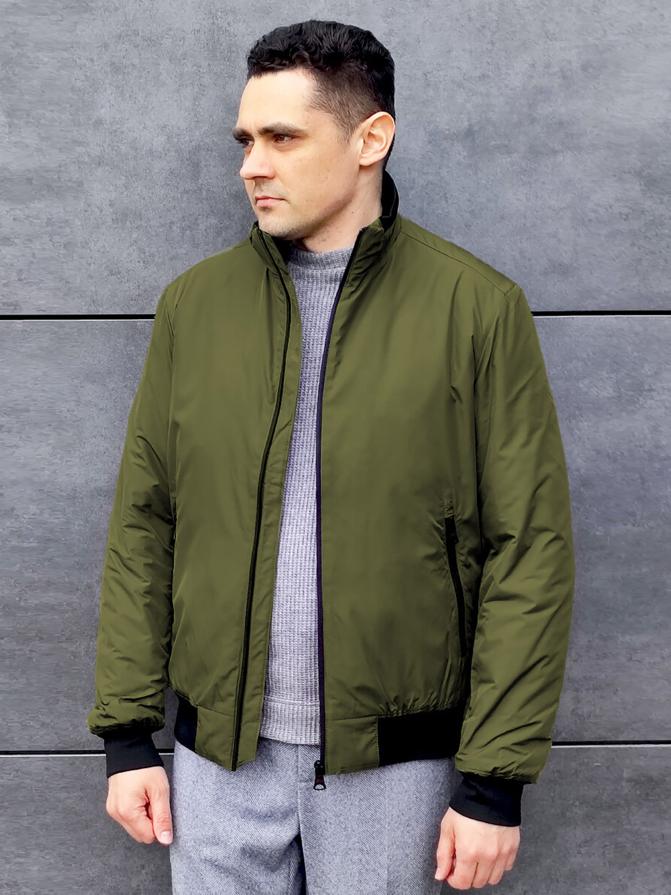 Бомбер Sun's House модель SB-23238-olive Фото