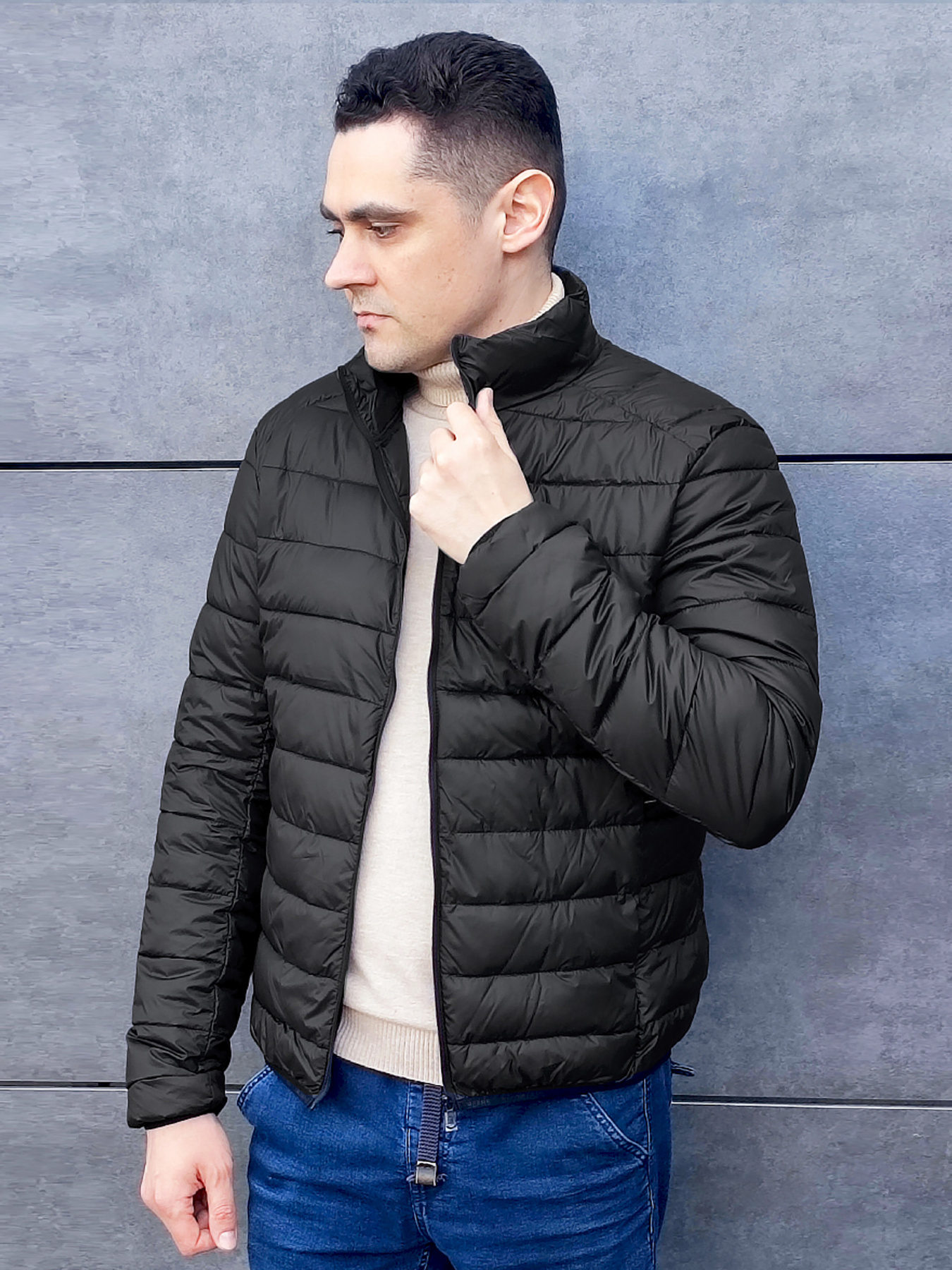 Демисезонная куртка Sun's House модель SB-24252-black Фото