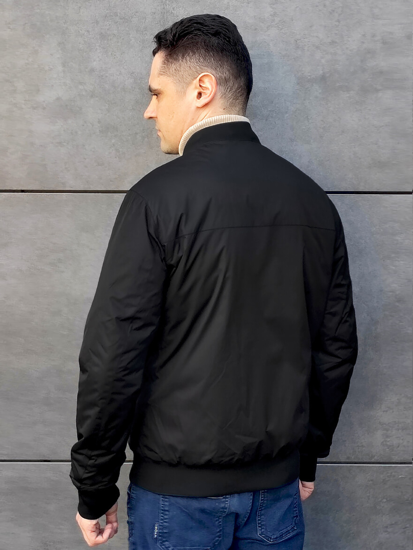 Бомбер Sun's House модель SB-25285-black Фото