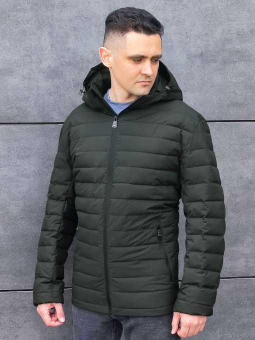 Демисезонная куртка Sun's House модель SB-25220-dark-green Фото