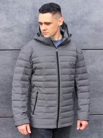 Демісезонна куртка Sun's House модель SB-25220-grey Фото