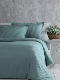 Комплект Постельного белья Страйп Сатин Sage Vital Textile модель SP1.5-6 Фото