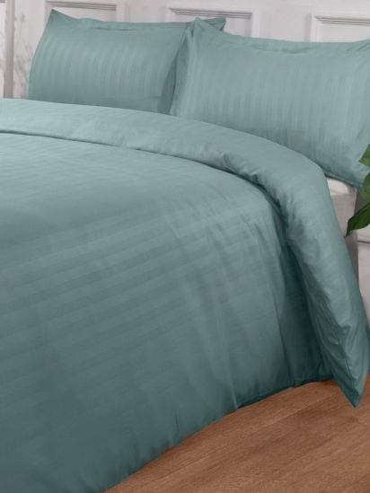 Vital Textile ­Комплект Постільної Білизни Страйп Сатин Sage модель SP1.5-6 — фото 3 - INTERTOP