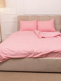 Комплект Постільної Білизни Страйп Сатин Dark Powder Vital Textile Модель SP1.5-12 Фото