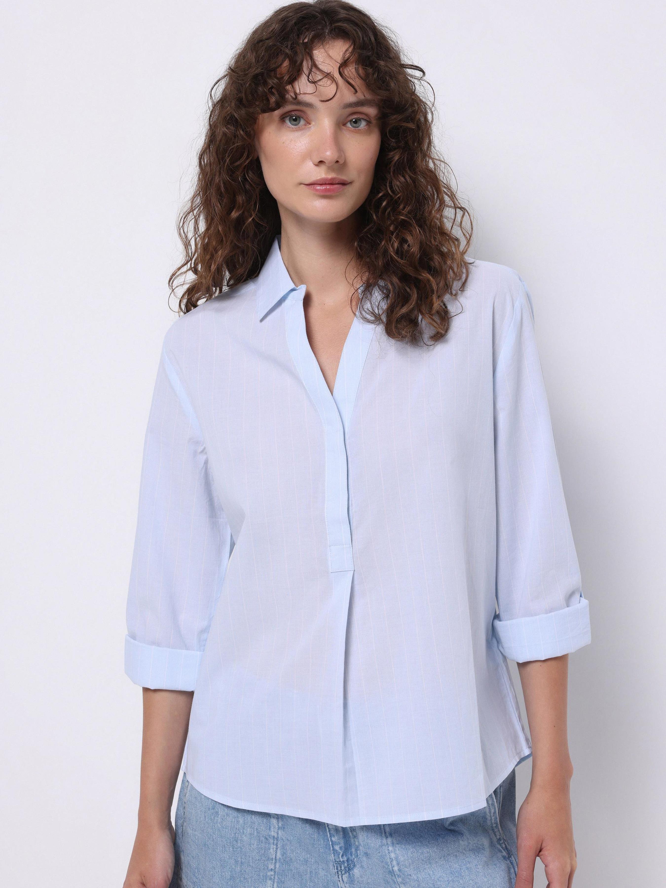 Жіночі Сорочки Colin’s  (CL1074640_Q1.V1_BLE) колір блакитний, матеріал комбінований верх