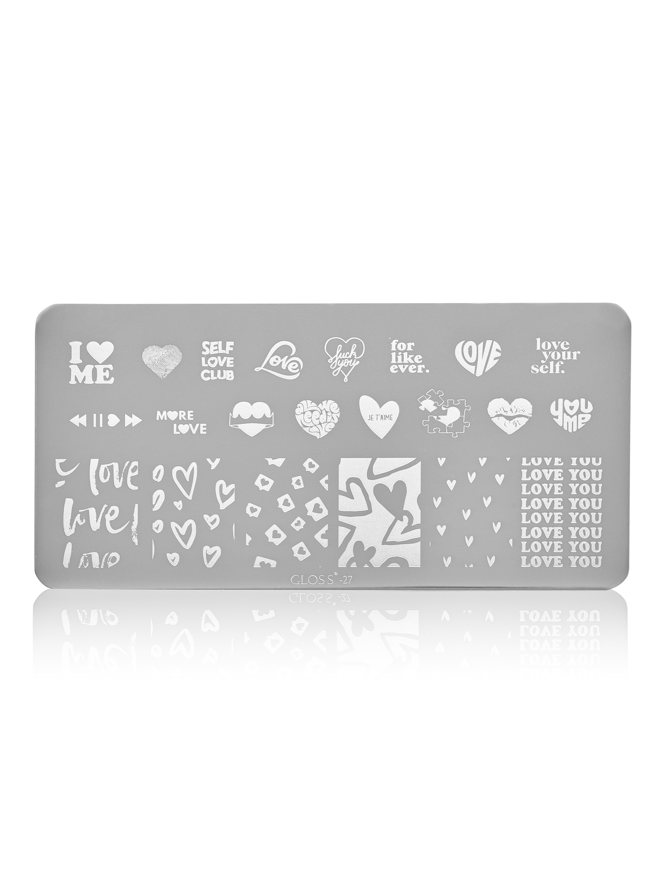 Пластина для стемпинга GLOSS 27 GLOSS COMPANY модель 4823271411483 Фото
